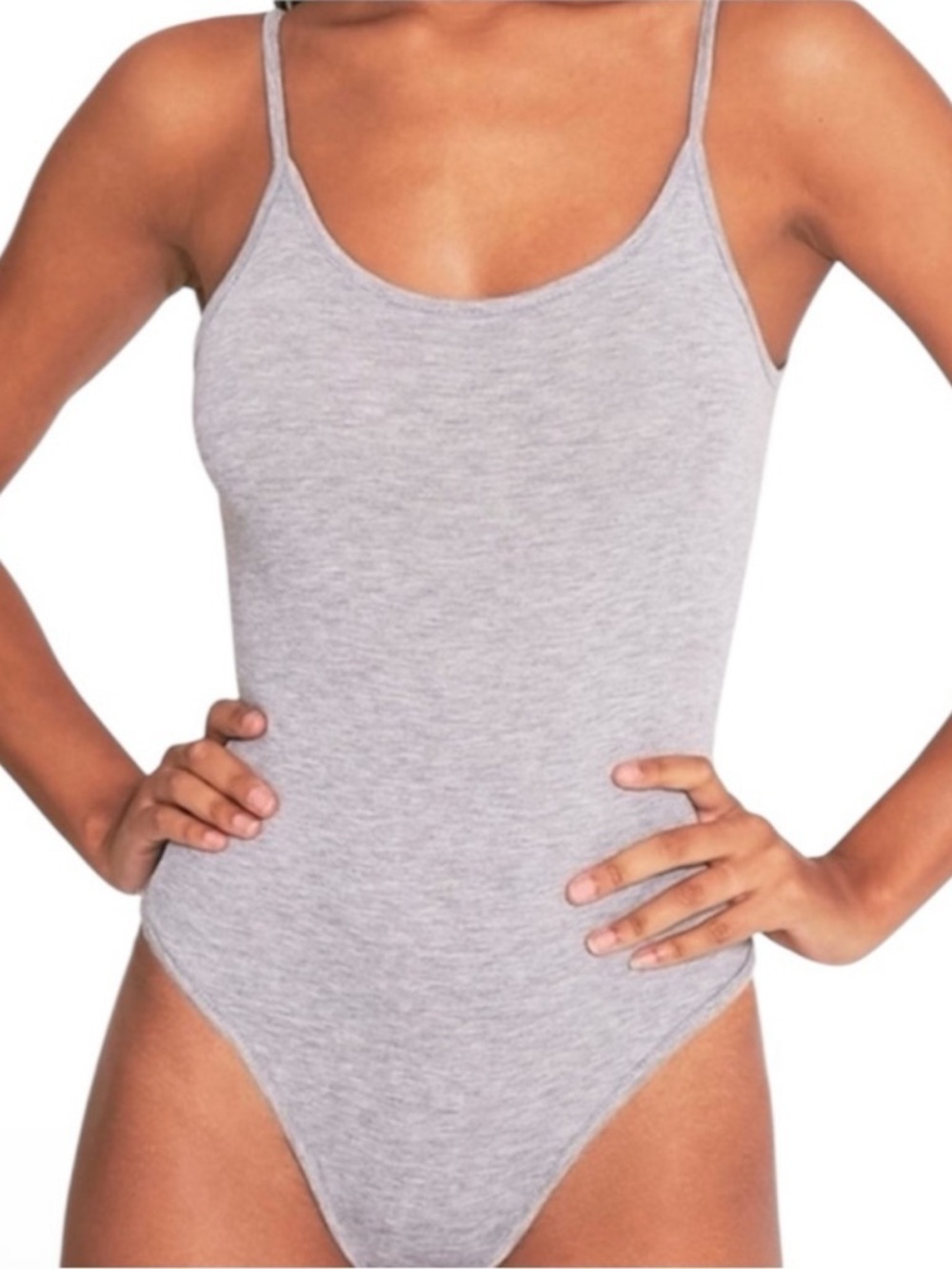 Grey Bodysuit Size 6 New